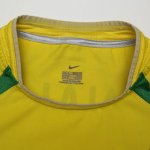 Load image into Gallery viewer, 2002/04 Ronaldo #9 Brazil Vintage Nike Home Football Shirt (M)15