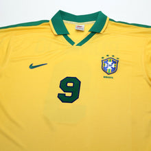 Load image into Gallery viewer, 1997/98 Ronaldo #9 Brazil Vintage Nike Home Football Shirt (XL) Le Tournoi2