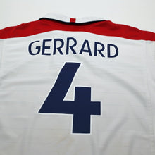 Load image into Gallery viewer, 2003/05 Gerrard #4 England Vintage Umbro Home Football Shirt (M) EURO 200412