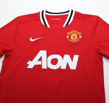 Load image into Gallery viewer, 2011/12 BERBATOV #9 Manchester United Vintage Nike Home Football Shirt (S)