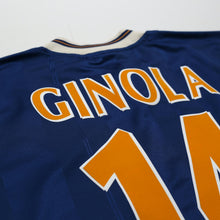 Load image into Gallery viewer, 1997/98 Ginola #14 Tottenham Hotspur Vintage PONY Away Football Shirt (S)13