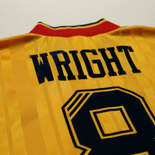 Load image into Gallery viewer, 1993/94 Wright #8 Arsenal Retro adidas Equipment Away L/S Football Shirt (S/M)9