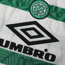 Load image into Gallery viewer, 1997/99 Larsson #7 Celtic Vintage Umbro Home Football Shirt (XL)9