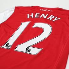 Load image into Gallery viewer, 2011/12 Henry #12 Arsenal Vintage Nike L/S Home Football Shirt (S)11