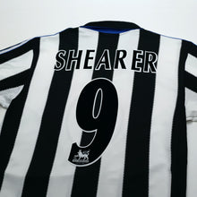 Load image into Gallery viewer, 1999/00 Shearer #9 Newcastle United Vintage adidas Home Football Shirt (S)10