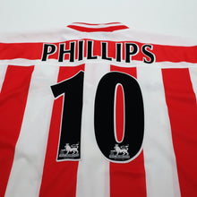 Load image into Gallery viewer, 1999/00 PHILLIPS #10 Sunderland Vintage Asics Home Football Shirt (L)8
