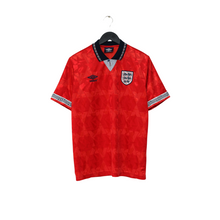 Load image into Gallery viewer, 1990/93 Wright #14 England Vintage Umbro Away Football Shirt (M) US Cup 931