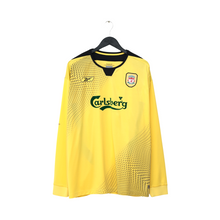 Load image into Gallery viewer, 2004/05 Gerrard #8 Liverpool Vintage Reebok L/S Away Football Shirt (XXL)1