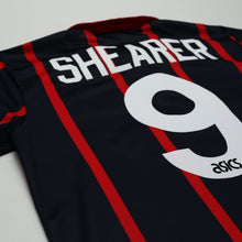 Load image into Gallery viewer, 1994/95 Shearer #9 Blackburn Rovers Vintage ASICS Away Football Shirt (M)13