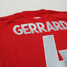 Load image into Gallery viewer, 2004/06 Gerrard #4 England Vintage Umbro Away Football Shirt (M) EURO 200411