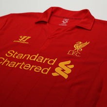 Load image into Gallery viewer, 2012/13 Suarez #7 Liverpool Vintage Warrior Home Football Shirt (L)4