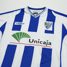 Load image into Gallery viewer, 2001/03 D. Silva #9 Malaga Vintage Umbro Home Football Shirt (L)2