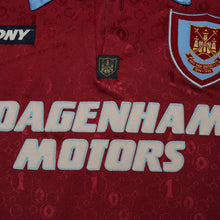 Load image into Gallery viewer, 1995/97 Dicks #3 West Ham United Vintage PONY Football Shirt (XL)8