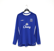 Load image into Gallery viewer, 2005/06 ARTETA #6 Everton Vintage Umbro Long Sleeve Home Football Shirt (XXL)