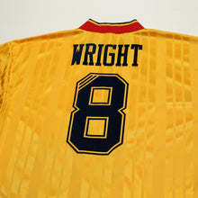 Load image into Gallery viewer, 1993/94 Wright #8 Arsenal Retro adidas Equipment Away L/S Football Shirt (S/M)11