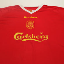 Load image into Gallery viewer, 2001/03 Hyypia #4 Liverpool Vintage Reebok European Home Football Shirt (XL)