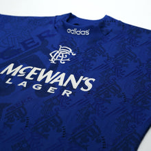 Load image into Gallery viewer, 1995/96 Gascoigne #8 Rangers Vintage adidas Home Football Shirt (L)4