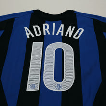 Load image into Gallery viewer, 2005/06 Adriano #10 Inter Milan Vintage Nike Home Football Shirt (L)9