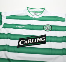 Load image into Gallery viewer, 2003/04 LARSSON #7 Celtic Vintage Umbro European Home Football Shirt (XL)