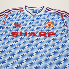 Load image into Gallery viewer, 1990/92 Manchester United Retro adidas Originals Away Football Shirt (S/M)5