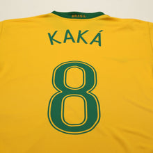 Load image into Gallery viewer, 2006/08 Kaka #8 Brazil Vintage Nike World Cup 06 Home Football Shirt (M)8