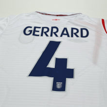 Load image into Gallery viewer, 2005/07 Gerrard #4 England Vintage Umbro Home Football Shirt (M) WC 200610
