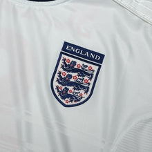 Load image into Gallery viewer, 1999/01 Scholes #8 England Vintage Umbro Home Football Shirt (L) Euro 20006