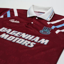 Load image into Gallery viewer, 1991/92 WEST HAM UNITED Vintage Bukta Home Football Shirt (S) 34/364