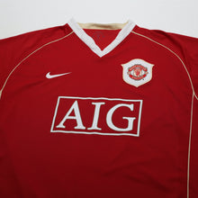 Load image into Gallery viewer, 2006/07 Ronaldo #7 Manchester United Vintage Nike Home Football Shirt (L)2
