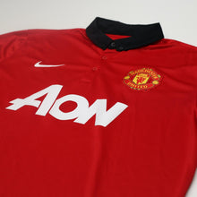 Load image into Gallery viewer, 2013/14 Jones #4 Manchester United Vintage Home Football Shirt (XL)