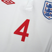 Load image into Gallery viewer, 2009/10 Gerrard #4 England Vintage Umbro Home Football Shirt (S) WC 2010 (38)6