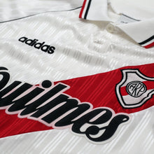 Load image into Gallery viewer, 1995/96 River Plate Vintage adidas Home Football Shirt (L)5