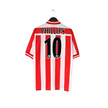 Load image into Gallery viewer, 1999/00 PHILLIPS #10 Sunderland Vintage Asics Home Football Shirt (L)0