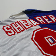 Load image into Gallery viewer, 1992/94 Shearer #9 Blackburn Rovers Vintage Asics Home Football Shirt (L/XL)