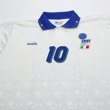 Load image into Gallery viewer, 1994 Baggio #10 Italy Vintage Diadora Away Football Shirt (XXL) USA 942