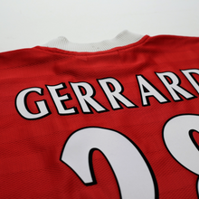 Load image into Gallery viewer, 1998/00 Gerrard #28 Liverpool Vintage Reebok Home Football Shirt (S) 34/3612