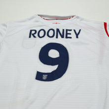 Load image into Gallery viewer, 2005/07 Rooney #9 England Vintage Umbro Home Football Shirt (XL) World Cup 200610