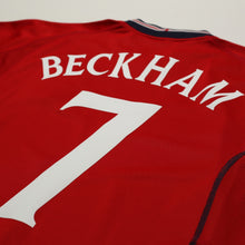 Load image into Gallery viewer, 2002/04 Beckham #7 England Vintage Umbro Away Football Shirt (M) Argentina WC12