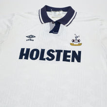 Load image into Gallery viewer, 1991/93 Gascoigne #8 Tottenham Hotspur Vintage Umbro Home Football Shirt (XL)2