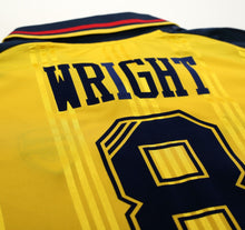 Load image into Gallery viewer, 2019/20 WRIGHT #8 Arsenal Retro adidas Originals L/S Away Football Shirt (L)
