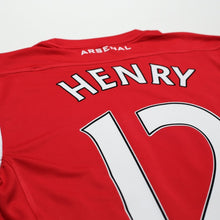 Load image into Gallery viewer, 2011/12 Henry #12 Arsenal Vintage Nike L/S Home Football Shirt (S)12