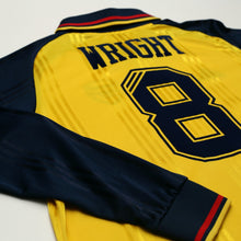 Load image into Gallery viewer, 2019/20 Wright #8 Arsenal Retro adidas Icon Long Sleeve Away Football Shirt (M)11