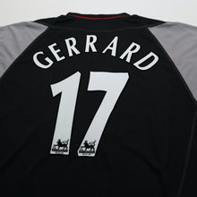 Load image into Gallery viewer, 2002/04 Gerrard #17 Liverpool Vintage Reebok Away Football Shirt (L)8