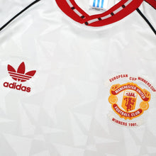 Load image into Gallery viewer, 1991 Sharpe #11 Manchester United L/S adidas Cup Winners Cup Football Shirt (S)6