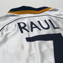 Load image into Gallery viewer, 1998/00 Raul #7 Real Madrid Vintage Retro adidas Home Football Shirt (XXL)12