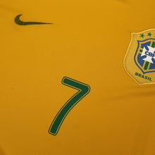 Load image into Gallery viewer, 2006/08 Adriano #7 Brazil Vintage Nike Home Football Shirt (M) World Cup 066