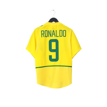 Load image into Gallery viewer, 2002/04 Ronaldo #9 Brazil Vintage Nike Home Football Shirt (S)0