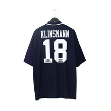 Load image into Gallery viewer, 1994/95 Klinsmann #18 Tottenham Hotspur Vintage Umbro Away Football Shirt (XXL)0