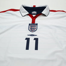 Load image into Gallery viewer, 2003/05 Lampard #11 England Vintage Umbro Home Football Shirt (XXL) EURO 20043