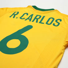 Load image into Gallery viewer, 2000/02 Roberto Carlos #6 Brazil Vintage Nike Home Football Shirt (S/M)10